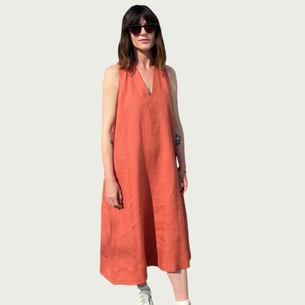 HOIBO Linen Dress